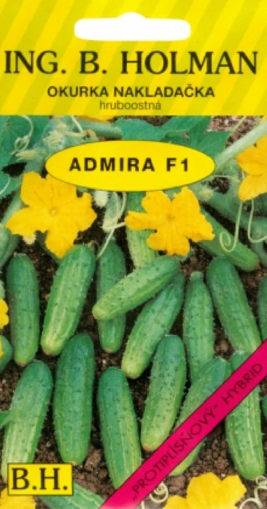 Okurka nakládačka hruboostná Admira F1, hybrid (semena)