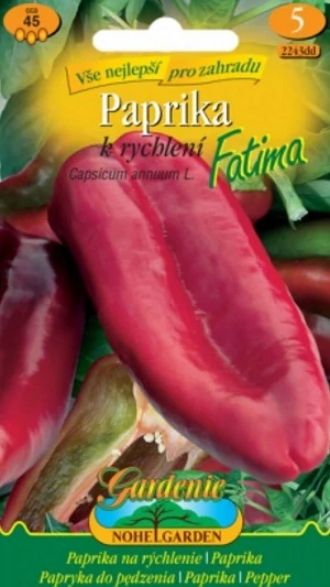 Paprika k rychlení Fatima (semena)
