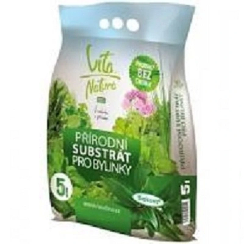 Substrát VITA NATURA přírodní pro bylinky 5l