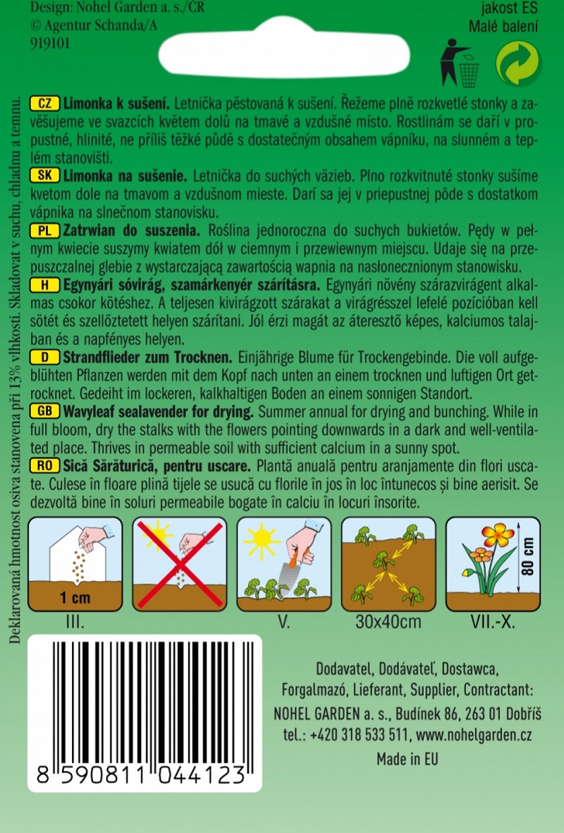 Limonka modrá (semena)