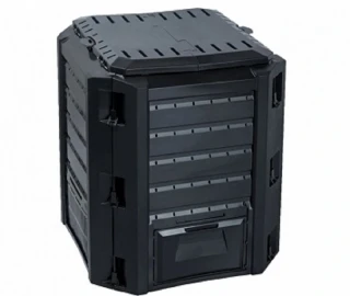 Kompostér COMPOGREEN plastový černý 380l